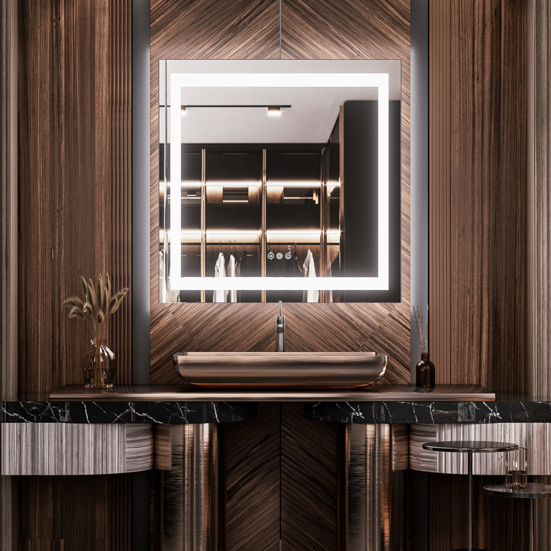 Miroir de salle de bain Katyusha, 36 po x 36 po