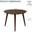 25"W Solid Oak Side Table-659854607-656869580