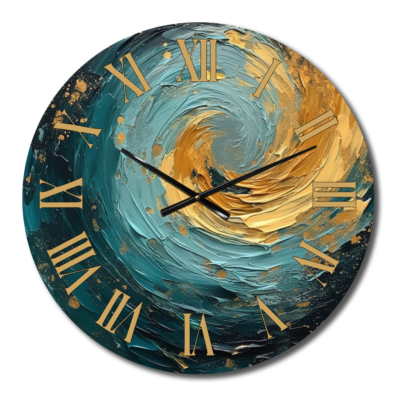 Horloge murale Golden Ocean, Petit