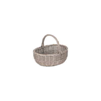 Wicker Bathroom Shopper Basket