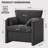 32.7'' Oversized Chenille Accent Chair-608792148