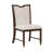Transitional Style 2Pc Side Armless Chair