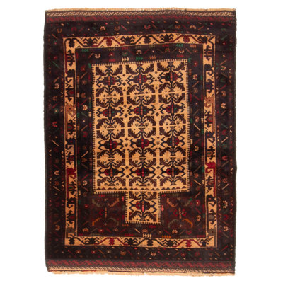 Tapis beige Teimani 3 pi 2 po x 4 pi 3 po