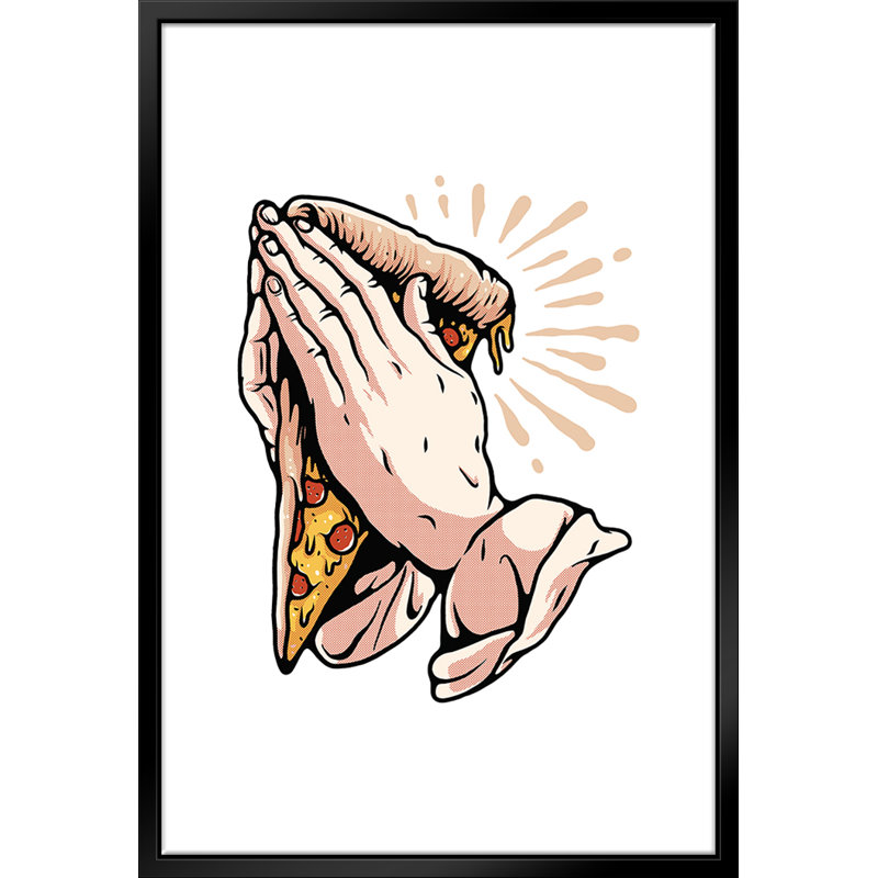 Pizza Is Life par - impression sur, L 16 po x H 20 po