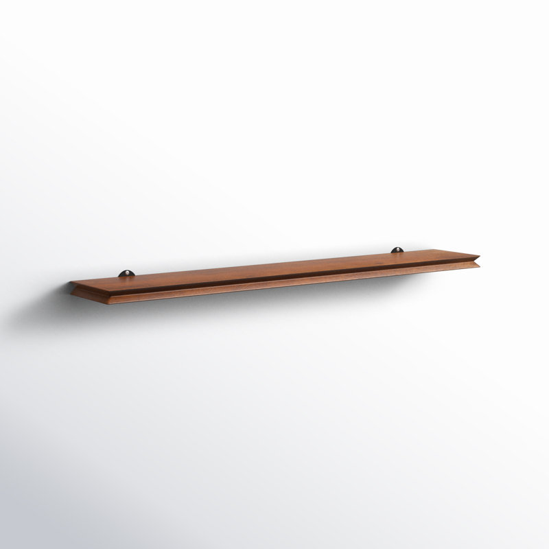 Tablette flottante Irie , H 1 po x l 36 po x P 6 po, Noyer