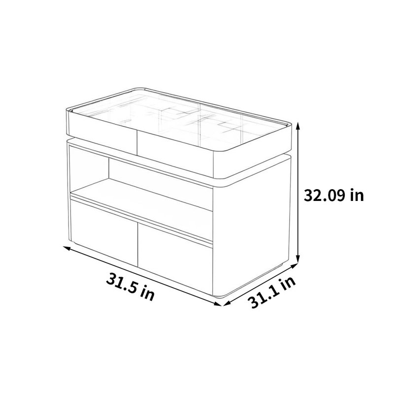 Armoire à bijoux et armoire Luxury Island