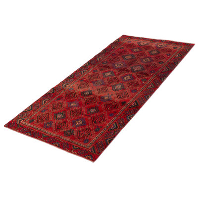 Babulal One-of-a-Kind Runner 4'5" X 9'1" 1990s Runner Wool Area Rug