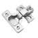 Hinge Concealed 1/2 Inch Overlay Face Frame Self-Close Polished Nickel Finish
