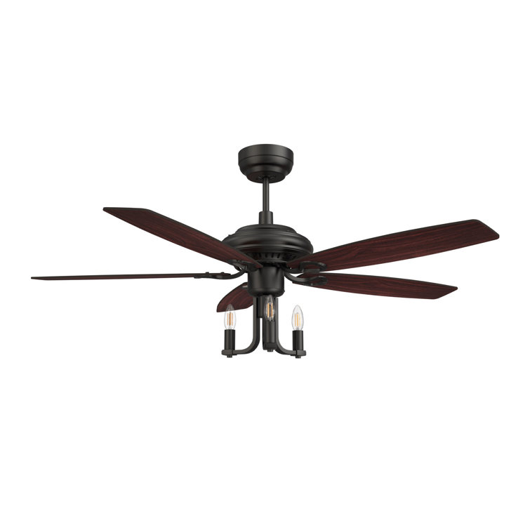 Huntley 52-inch Ceiling Fan with Remote, Light Kit Included