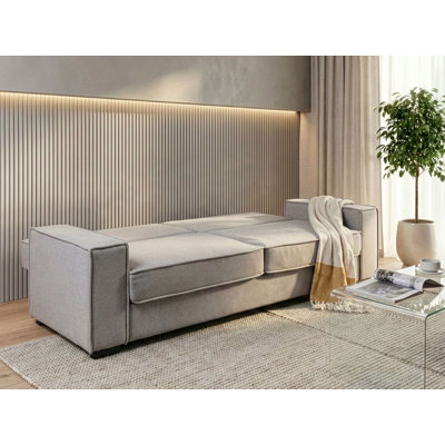 AROLE 3 Seater Fabric Sofa Bed