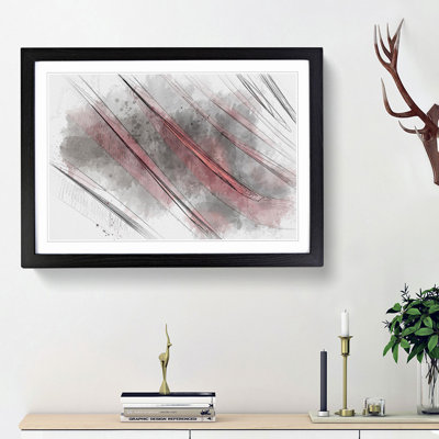 Architecture Sketch Vol.26 in Abstract - Picture Frame Graphic Art Print