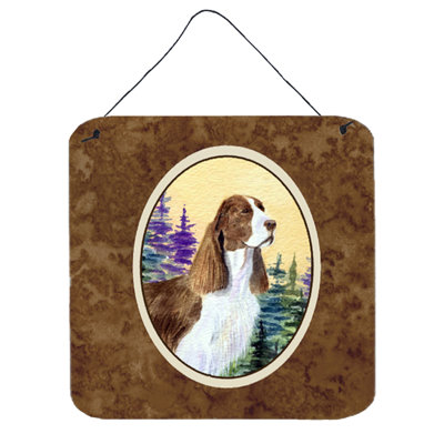 Springer Spaniel Painting Print Plaque