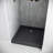 Streamline 36 in. x 36 in. Alcove Acrylic Shower Base in Matte Black with Center Drain, Drain Included-118934362