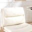 Chaise de bureau blanche pivotante ajustable, siège large, coiffeuse-756570625