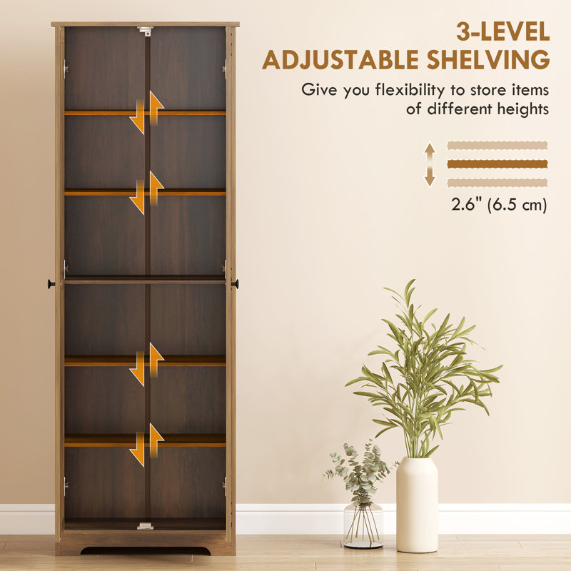 Armoire de rangement 67 po Farmhouse