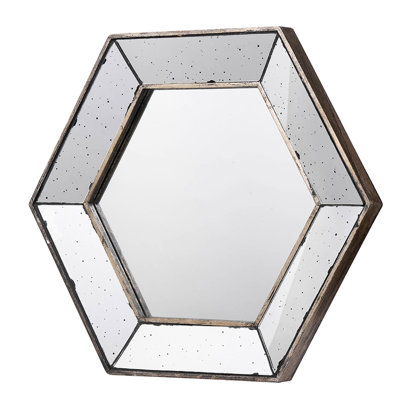 Miroir mural hexagonal Adiela