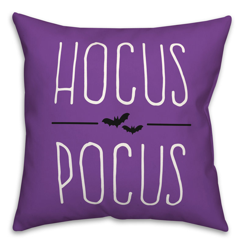  Housse et insert de coussin carré Hocus Pocus