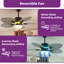  Ventilateur de plafond tropical à 5 pales 44 "avec lumières et télécommande-307351187