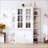 75.25'' Tall Display Cabinet And Two Triangle Sided Bookshelves