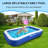 Rectangular Inflatable Pool 22'' H x 72'' W x 120'' L