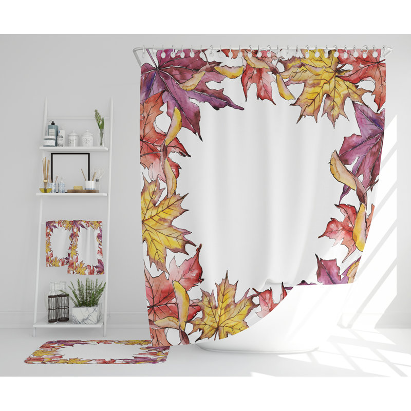 Natalynn Polyester Shower Curtain Set