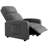 Fabric Recliner Chair, Single Reclining Sofa With Thicker Seat Cushion And A Side Pocket, Home Theater Seating With Adjustable Backrest And Footrest, For Living Room, Linen Gray-146872742