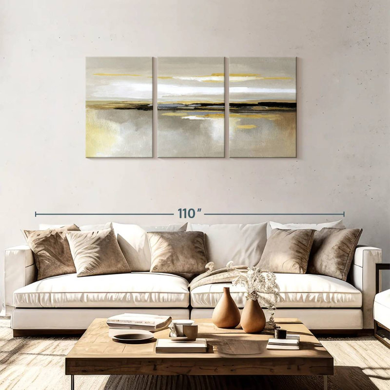 Avery A Silver Lining, 36" H x 74" W