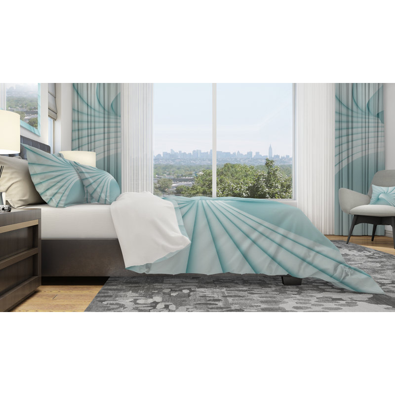 Ensemble de housse de couette designart, Housse de couette grand + 2 taies décoratives