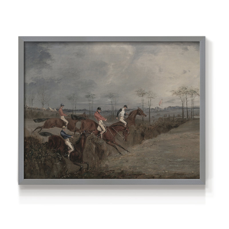 Faune rétro-XXV - reproduction encadrée - réaménageable, H 11 po x l 14 po, Gris