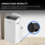 Climatiseur portatif Whynter 14 000 BTU à double tuyau pour 600 pieds carrés avec Wi-Fi intelligent