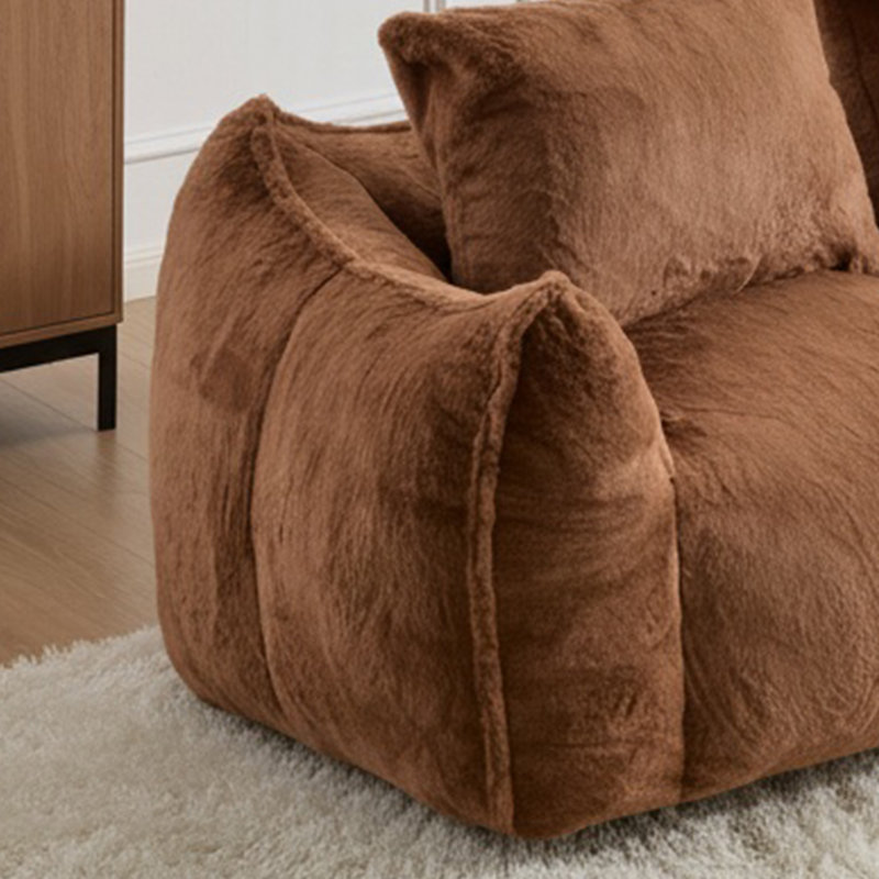 Fauteuil de lecture Loveseat Leisure, Brown Fabric