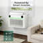 Inverseur de fenêtre en U 12 000 Btu, climatiseur silencieux 32Db, contrôle intelligent-126428062