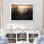 «Ocean Summer Bliss Sunset Beach Grass Waving On», reproduction sur toile