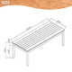 83'' Rectangular 8 - Person Outdoor Dining Set
