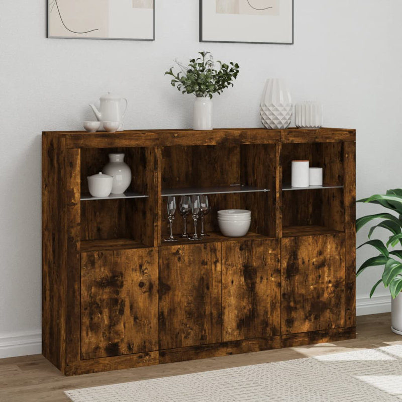 Aznar 142.5cm Sideboard, Smoked Oak