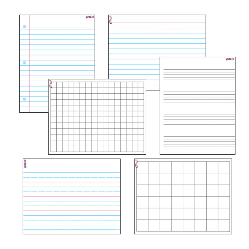 Ensemble de papiers et grilles