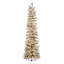 Vickerman 7.5' x 22" Snowy Flocked Alpine 1980WW-317036978