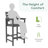 Dalson Plastic Adirondack Bar Stool-1465884138