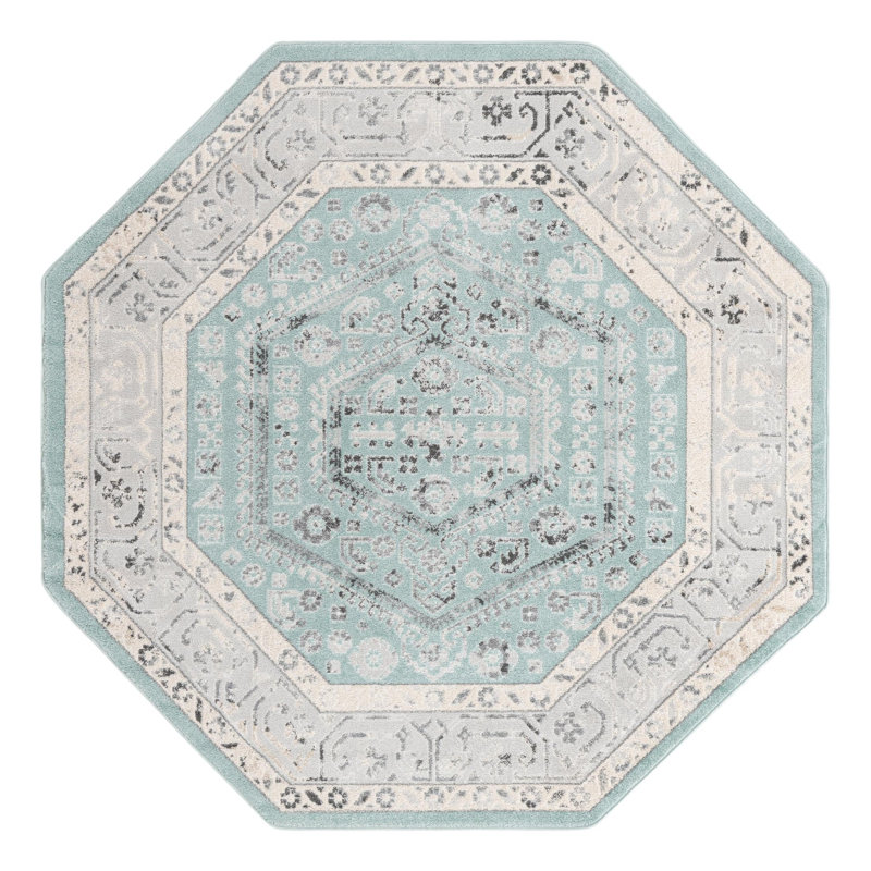 Edson Oriental Indoor Rug, Octagon 7' x 7'