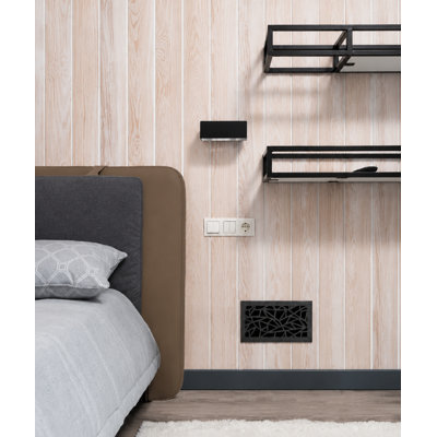 Stellar Air Wall And Ceiling Registers 2x8 (Duct Opening) 4x10 Overall Size - Triangles