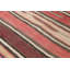 Vintage Azerbaijani Kilim With Beige-Brown And Red Stripes - Rug & Kilim