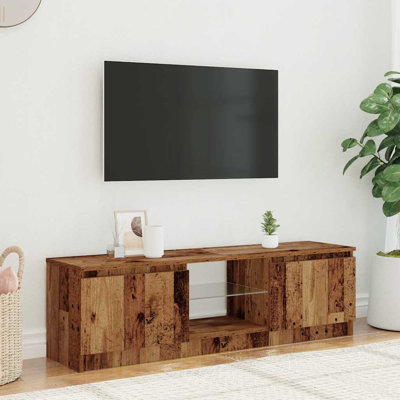 Labonte  TV Cabinet with LED Lights 120x30x35,5 cm