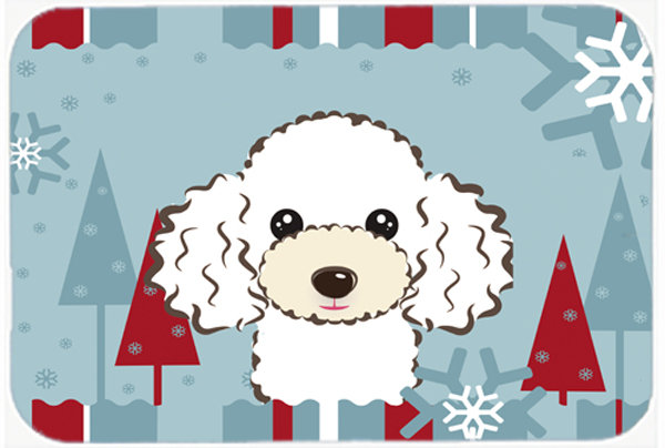Planche à découper en verre Tatig Poodle, Blanc