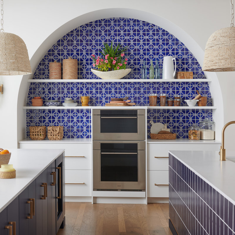 Moonbeam Random Sized Porcelain Mosaic Tile