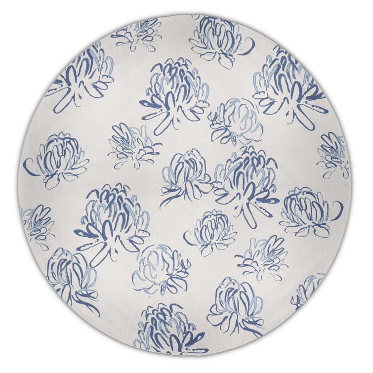 Alvordton Chenille Floral Indoor Rug