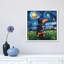 Dachshund Night by Aja Trier - Painting on Canvas-449468326-458336702
