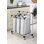 Whitmor Chrome Laundry Sorter with Foam Mesh Bags