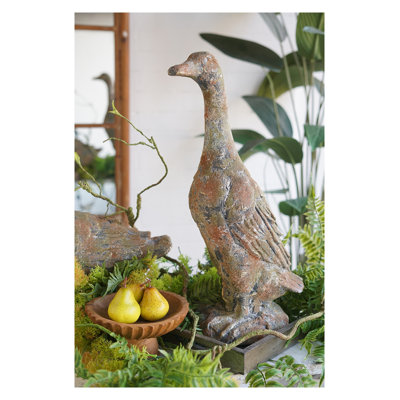 12x8.3x23"  Farmhouse Duck Figurine