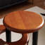 Table à thé en bois massif au design de style antique