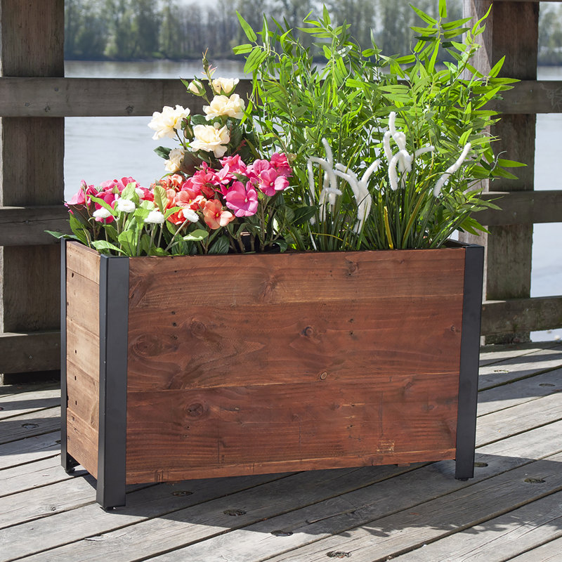 Wood Elevated Planter